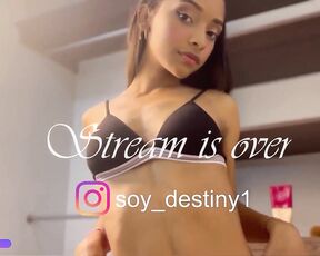 soy_destiny Video  [Chaturbate] Video database braces glamorous online personality