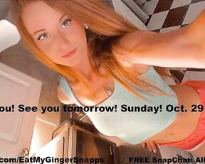 eatmygingersnapps Video  [Chaturbate] tease lovely striking