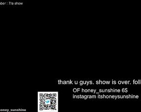 honey_sunshine Video  [Chaturbate] fingers spy cam lovely