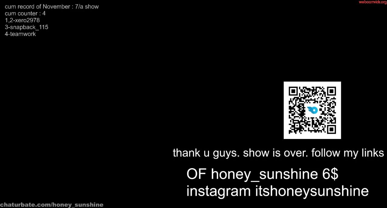 Honeysunshine Video Chaturbate Busty Glamorous Squirt 0485