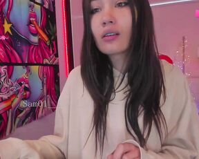 sam01___ Video  [Chaturbate] enchanting broadcaster spit petite